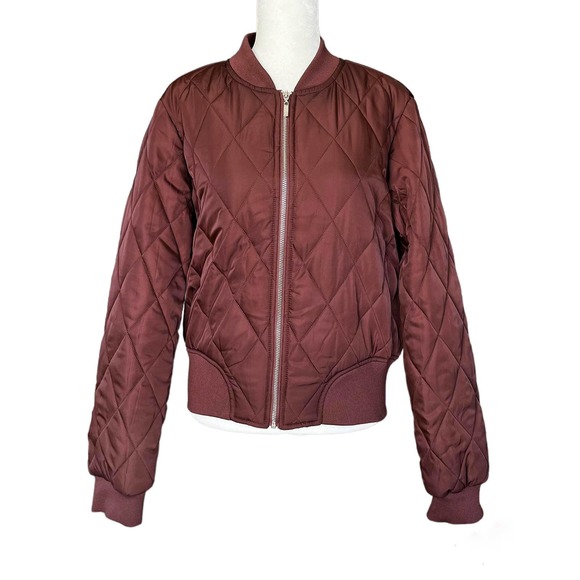 NWT - Guess Los Angeles Sonia Wide Rib Puffer (Size: L) - Picture 1 of 3